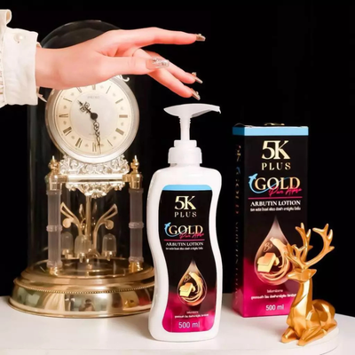 5K Plus Gold Arbutin Lotion Packaging