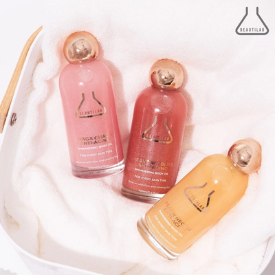 Shimmering oil with bakuchiol and argan oil