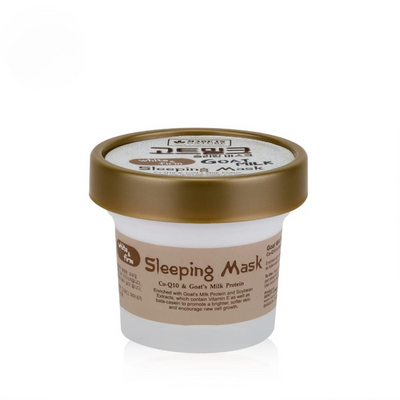 Strengthening goat milk protein night mask