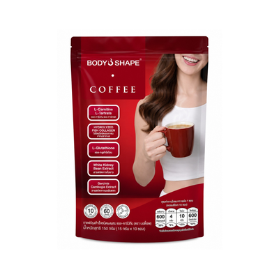 Body Shape Coffee + L-Carnitine front pouch