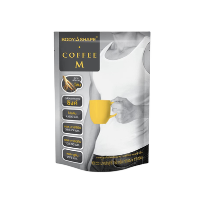 Body Shape Coffee M Whey Protein front pouch