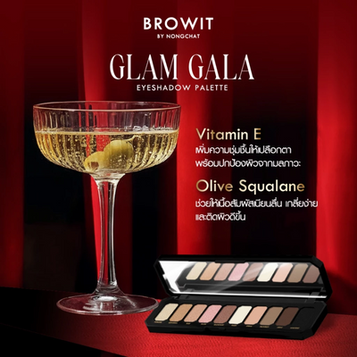 Browit by Nongchat Glam Gala 10 Color Eyeshadow Palette
