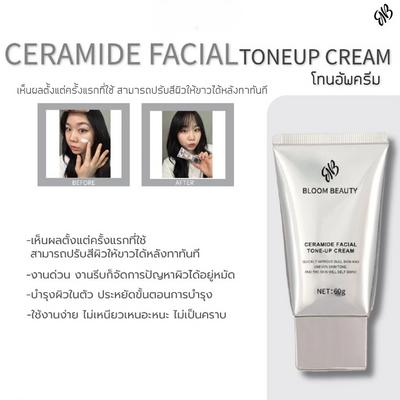 Face cream with niacinamide and root extract
