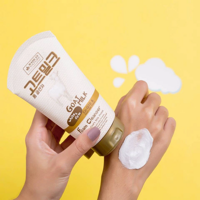CoQ10 antioxidant goat milk cleanser