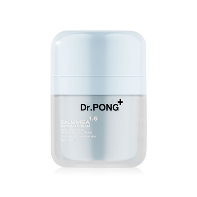 Dr. Pong Calmmea cream jar on a white background