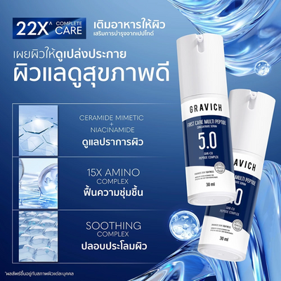 Advanced peptide skincare bottle