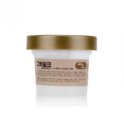 Nighttime skincare goat milk sleeping mask