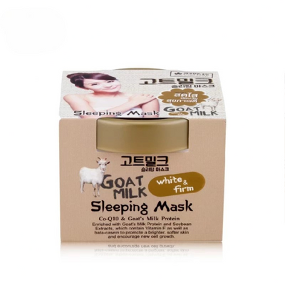 Softening goat milk sleeping mask for silky skin