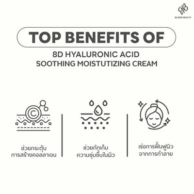 Bloom Beauty hydrating cream for smooth skin