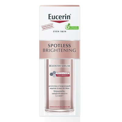 Skincare routine with Eucerin serum
