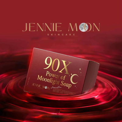 Elegant packaging of Jennie Moon 90X Soap