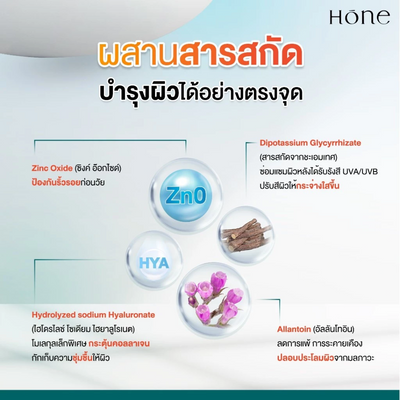 Daily sunscreen with UVA and UVB protection