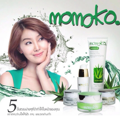 Momoko facial cream set perfect whitening
