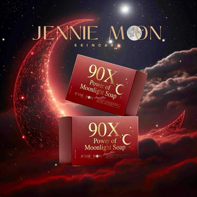 Open box revealing Jennie Moon Red Soap
