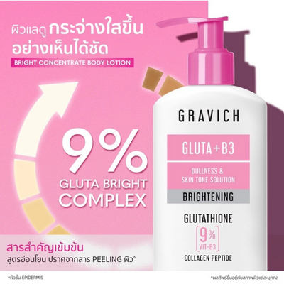 Niacinamide enriched lotion by Gravich