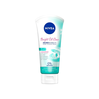 Nivea Bright Oil Clear 5 in 1 Microbubbles Deep Clean Foam