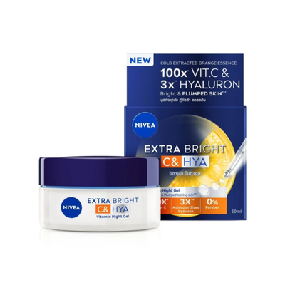Nivea Vitamin C and Hyaluron Night Gel closeup