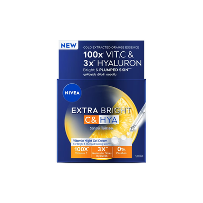 Nivea Extra Bright C & HYA Night Gel cream texture