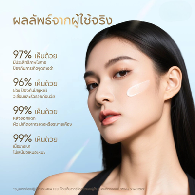 PAPA FEEL 219X Full Spectrum UV Protection Sunscreen