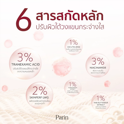 Tranexamic Acid and Niacinamide cream for underarms