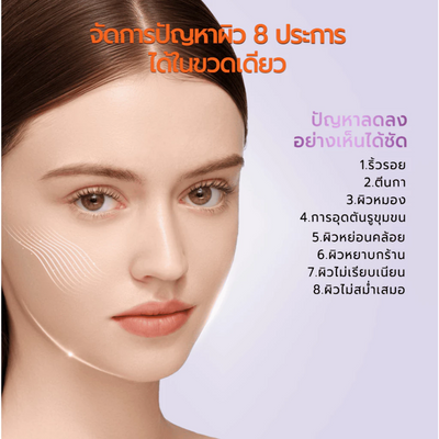 Anti-aging serum with 10X Peptides and Retinoid Complex