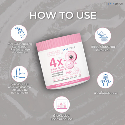 Skin Editor scrub with niacinamide care