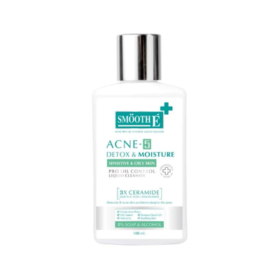 Smooth E Acne-5 Detox Moisture Liquid Cleanser