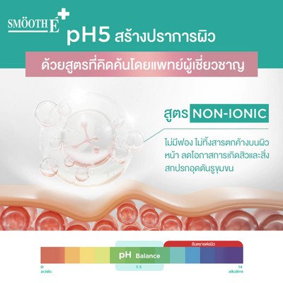 Smooth E gentle foam for sensitive skin