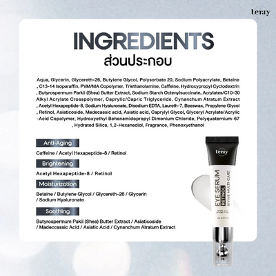 Eye treatment with Cica and Peptides