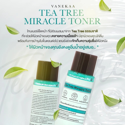 Vanekaa Tea Tree Miracle Toner with product box