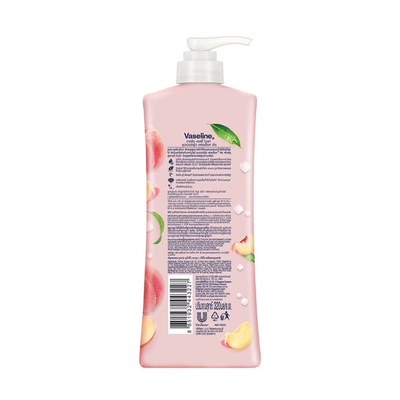 Pink bottle of Vaseline Peach Freshlock Body Lotion