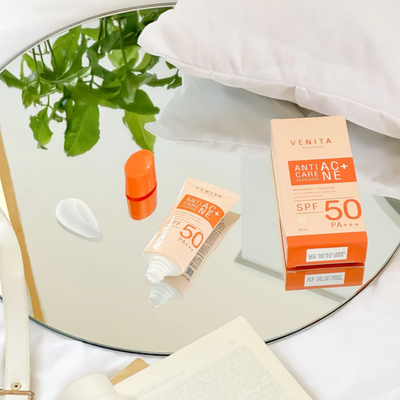 Venita sunscreen with no white cast on skin
