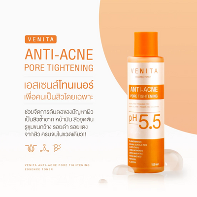 Venita Anti-Acne Toner pH 5.5 balanced formula