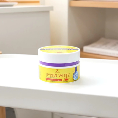 Z Queen brightening sunscreen cream on arm