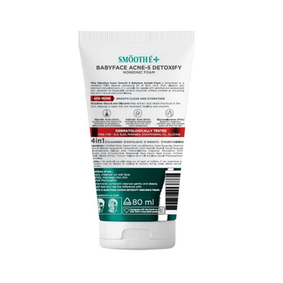 Smoothe Acne Babyface Facial Foam