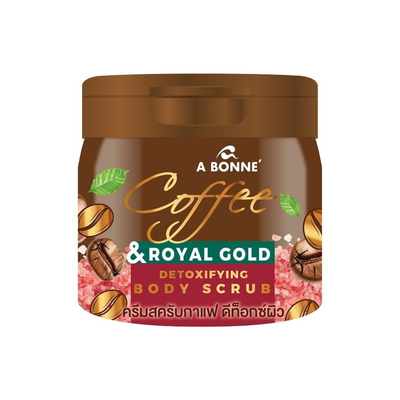 A Bonne Coffee & Royal Gold Detoxifying Body Scrub