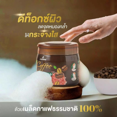 Coffee Extract in A Bonne Body Scrub