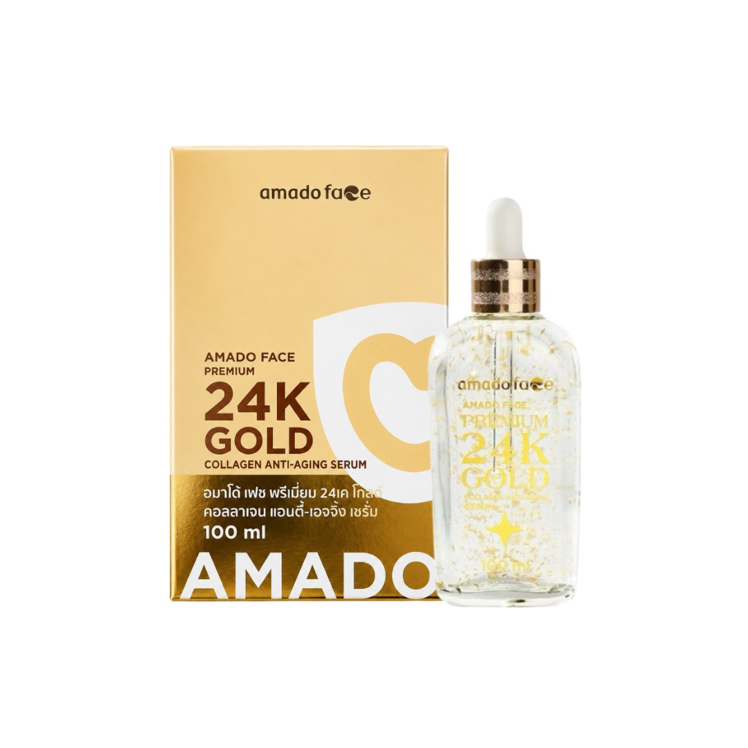 Amado Face Premium 24K Gold Collagen Anti-Aging Serum