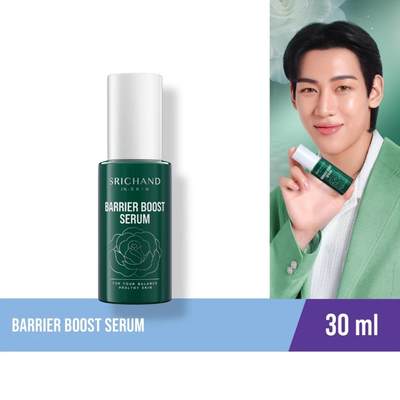 Srichand Barrier Boost Serum packaging front view
