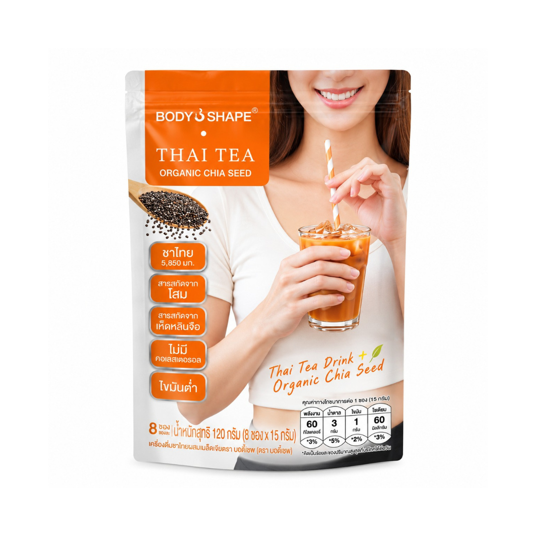 Body Shape Thai Tea + Organic Chia Seed