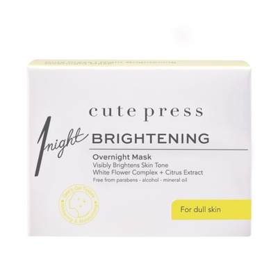 Brightening mask with lemon extract for skin