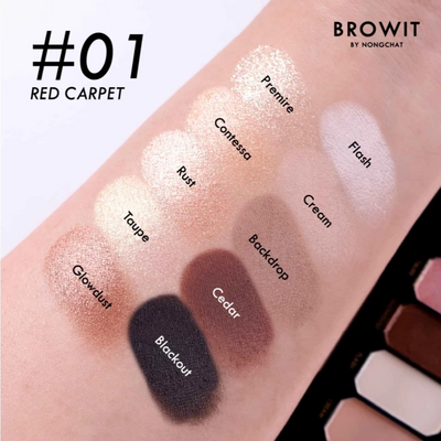Glamorous eye look with Browit Glam Gala Red Carpet