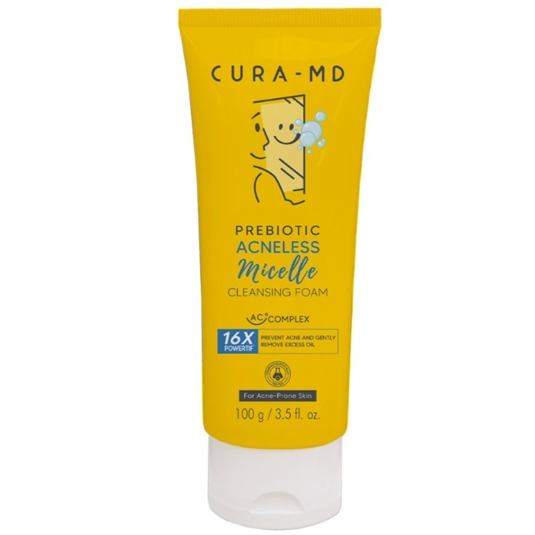 Acne foam cleanser with witch hazel