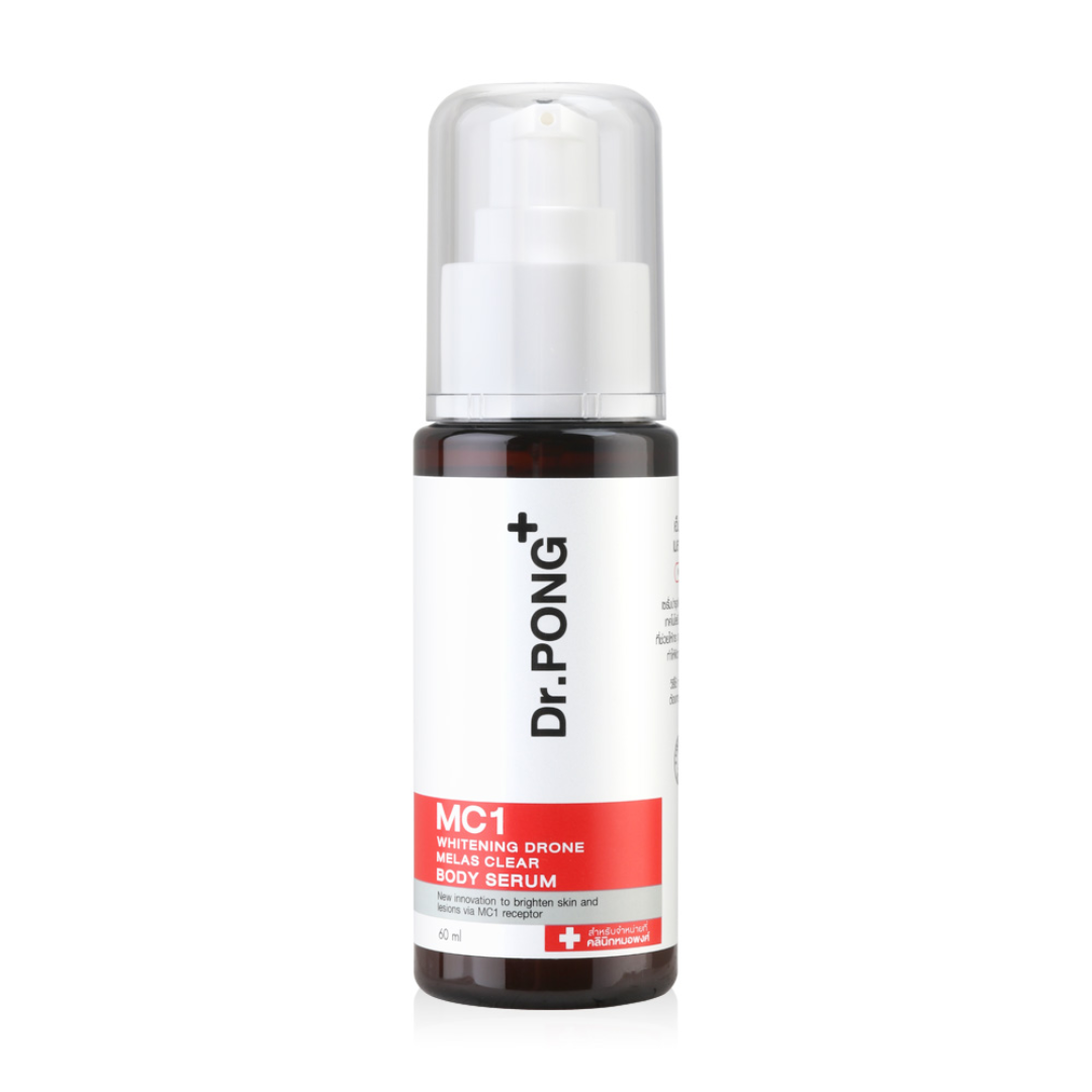 Dr. Pong MC1 skincare serum bottle on a white background