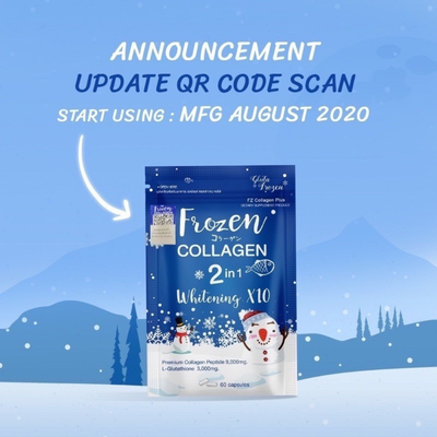 Frozen Blue Whitening Collagen Pouch