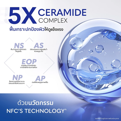 Hyaluron and ceramide complex for hydration