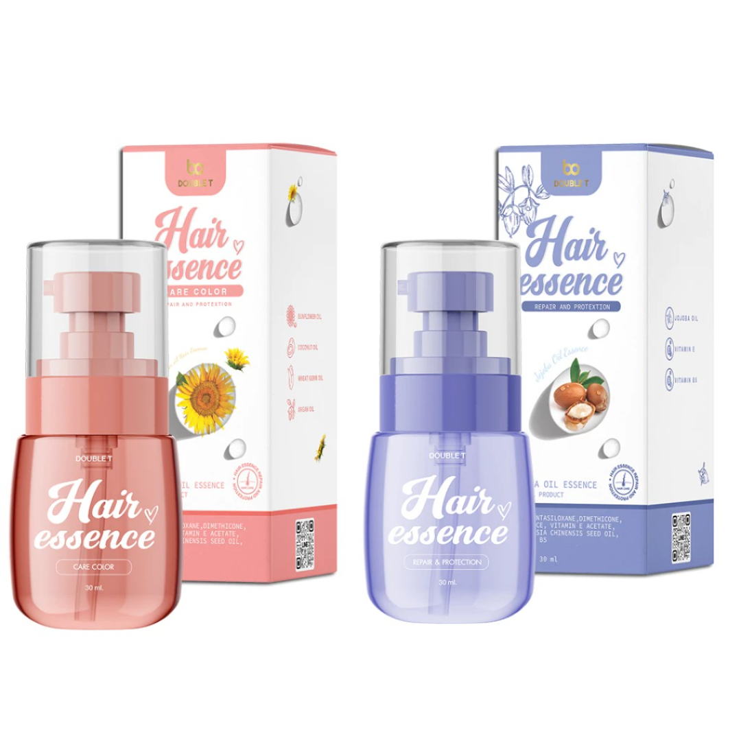 Heat-protecting hair essence for smooth hair