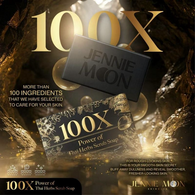 Jennie Moon 100X Black Scrub Soap luxury box