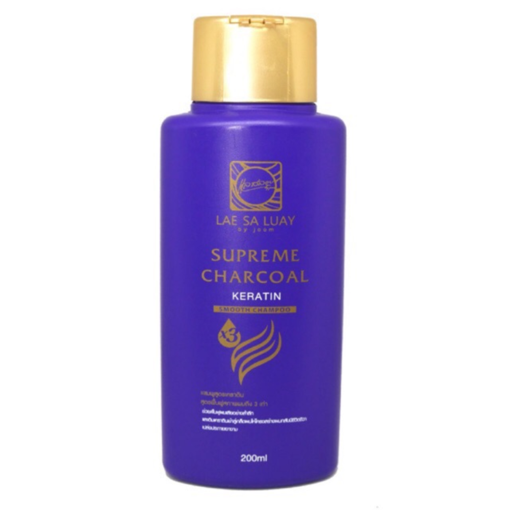 Lae Sa Luay Supreme Charcoal Keratin Smooth Shampoo