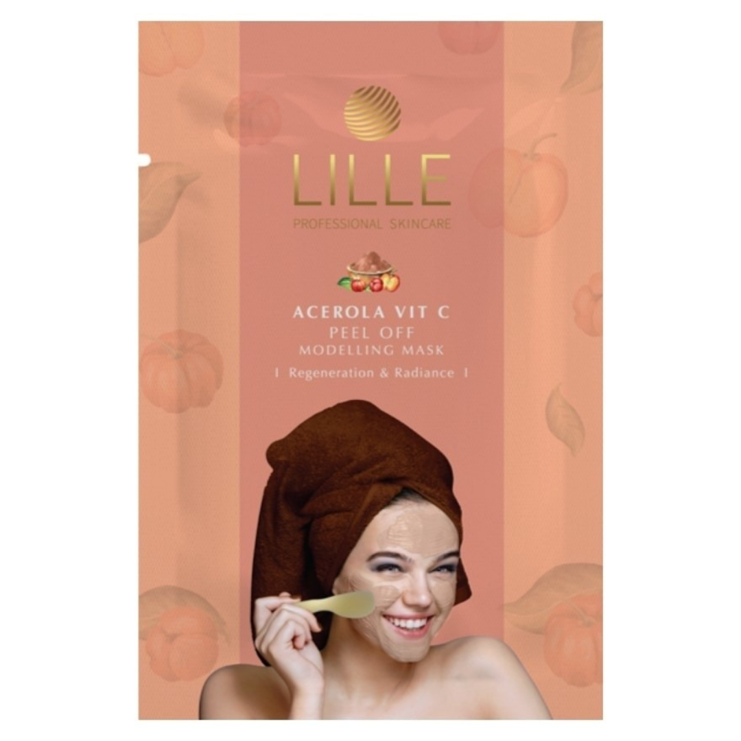 Vitamin C peel-off mask for collagen stimulation